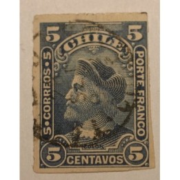 Chile 1900 5 centavos