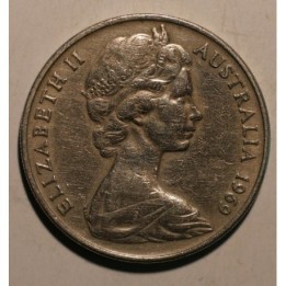 Australia 20 cent 1969