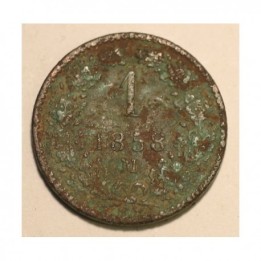 1 krajcar 1858 M