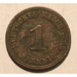 1 pfennig 1888 A