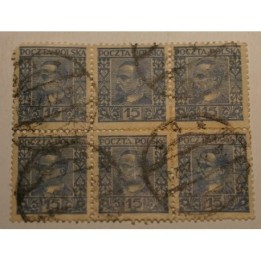 1928 Uczczenie pamięci Henryka Sienkiewicza 15gr bloczek 6szt.