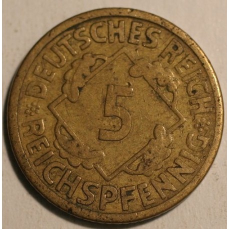 5 reichspfennig 1924 A