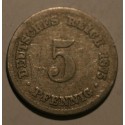 5 pfennig 1875 C