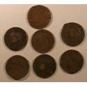 Włochy - zestaw monet 10 cent 7 sztuk