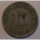 10 pfennig 1906 D. Miedzionikiel, mennica Monachium.