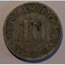 10 pfennig 1906 D. Miedzionikiel, mennica Monachium.