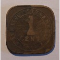 Straits Settlements 1 cent 1919