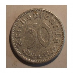 50 pfennig 1943 A. Aluminium, mennica Berlin.