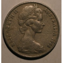 Australia 20 cent 1968