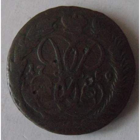 2 kopiejki 1759. Miedź.