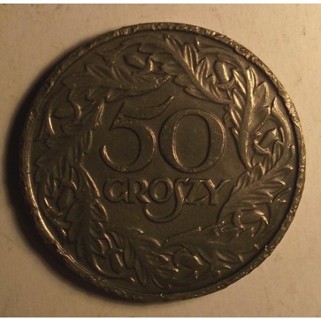 50 groszy 1923. Nikiel