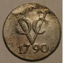Indie holenderskie 1 duit 1790