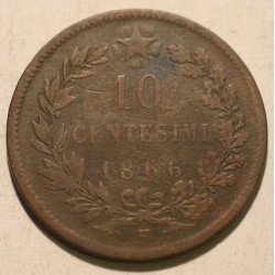 Włochy 10 centesimi 1866 H