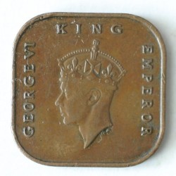 Malaje 1 cent 1945. Brąz