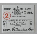 Wyspy Kokosowe 2 rupie 1897