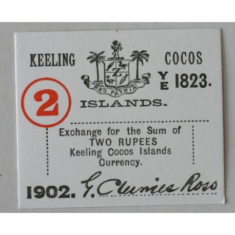 Wyspy Kokosowe 2 rupie 1902