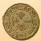 Hong Kong pod panowaniem brytyjskim 1 cent 1933
