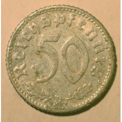 50 Reichspfennig 1940 D. Aluminium. Mennica Monachium