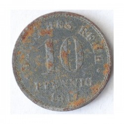 10 pfennig 1917 F. Żelazo. Mennica Stuttgart
