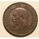 Francja 10 centimes 1856 W