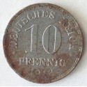 10 pfennig 1916 D