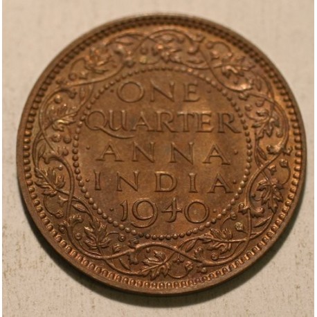Indie brytyjskie One Quarter Anna 1940