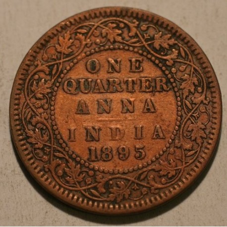 Indie brytyjskie One Quarter Anna 1895