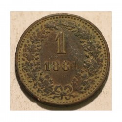 1 krajcar 1881