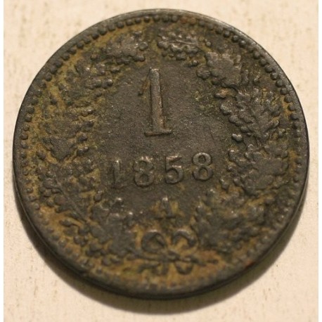 1 krajcar 1858 A