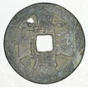 1 kesz Ja Quing Tong Bao (1796-1820)