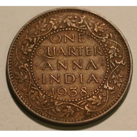 Indie brytyjskie 1/4 Anna 1938