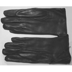 Oryginalne rękawiczki oficerskie NVA w kolorze grafitowym (ciemny szary). 
