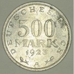 500 mark 1923 A Republika Weimarska