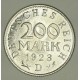 200 mark 1923 D Republika Weimarska