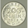 200 mark 1923 D Republika Weimarska
