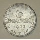 3 marki 1923 F Republika Weimarska
