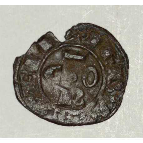 Sycylia, Konrad II (1254-1258 AD) denar