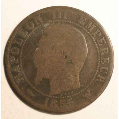 Francja 5 centimes 1855 W