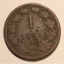 1 krajcar 1861 E