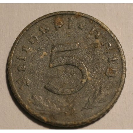 5 reichspfennig 1942 A