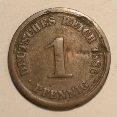 1 pfennig 1886 E