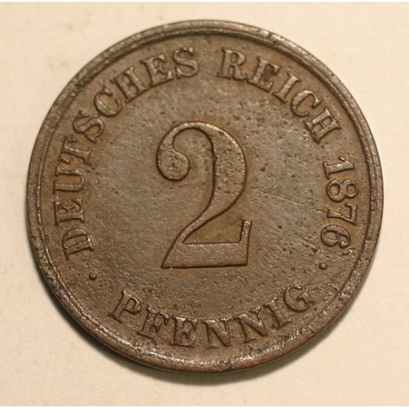 2 pfennig 1876 E