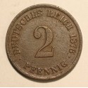 2 pfennig 1876 E