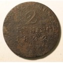 2 pfennig 1822 A