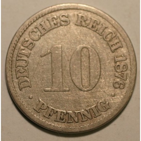 10 pfennig 1876 A