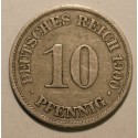 10 pfennig 1900 A