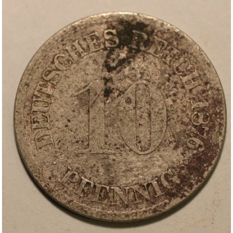 10 pfennig 1876 D