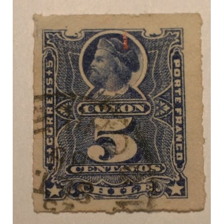 Chile 1878 5 centavos
