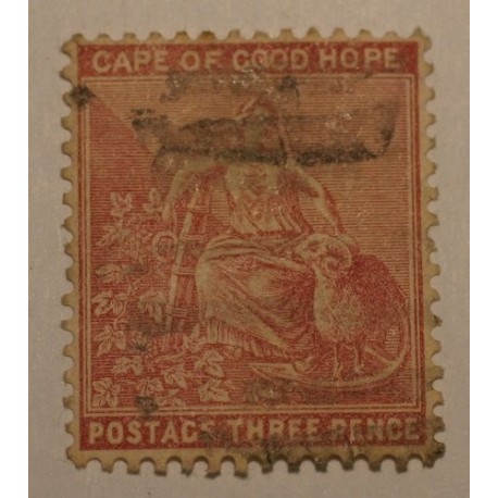 Przylądek Dobrej Nadziei 1882/83 3 pensy