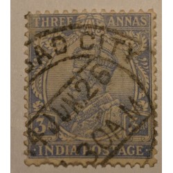 Indie brytyjskie 1926 król Jerzy V 3 annas